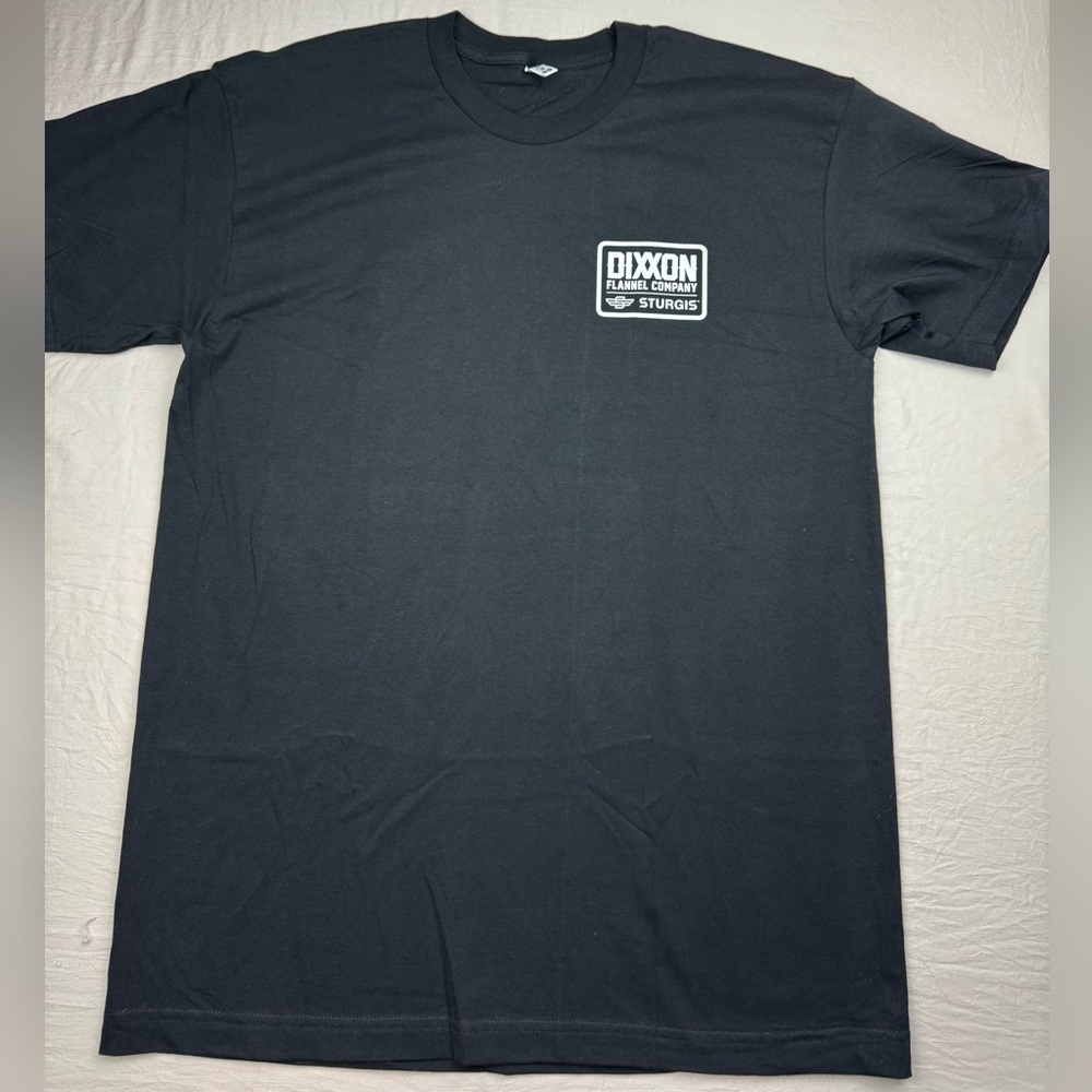 DIXXON Black‎ Short-Sleeve Tee with White Chest Patch